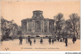 AJPP10-18-1008 - BOURGES - Place Seraucourt - Le Chateau D'eau - Bourges