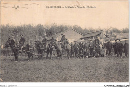 AJPP10-18-1014 - BOURGES - Artillerie - Piece De 120 Attelee - Bourges