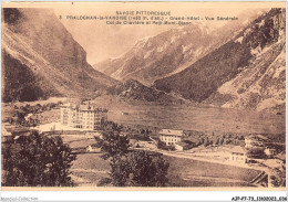 AJPP7-73-0723 - SAVOIE PITTORESQUE - PRALOGNAN-LA-VANOISE - Grand-hotel -  Vue Generale - Col De Chaviere Et Petit Mont  - Pralognan-la-Vanoise