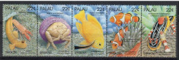 Palau 1987 Mi 216-220 MNH  (ZS7 PALfun216-220) - Crustacés