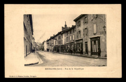 38 - BOURGOIN - RUE DE LA REPUBLIQUE - Bourgoin