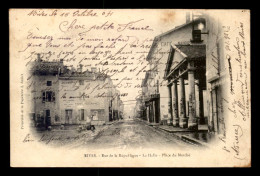 38 - RIVES - RUE DE LA REPUBLIQUE - LA HALLE - PLACE DU MARCHE - Altri & Non Classificati