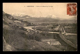 38 - GRENOBLE - L'ISERE ET LE MASSIF DE TAILLEFER - Grenoble