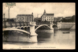 38 - GRENOBLE - PONT DE L'ESPLANADE ET LA CHAMBRE DE COMMERCE - Grenoble