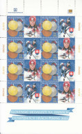 2022 Slovakia Winter Olympics Medals Hockey Skiing Miniature Sheet Of 8 MNH @ BELOW FACE VALUE - Neufs