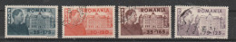 1945 - Fondation Carol Ier / Bibliothèque Nationale  Mi No 831/837 - Used Stamps