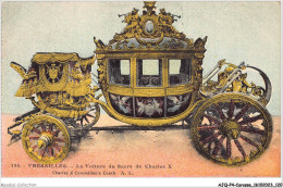 AJQP4-0420 - CAROSSE - VERSAILLES - LA VOITURE DU SACRE DE CHARLES X  - Other & Unclassified