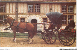 AJQP4-0417 - CAROSSE - MUSEE DU CHEVAL ET DE L'ATTELAGE - ATTELAGE A DEUX CHEVAUX  - Other & Unclassified