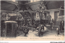 AJQP4-0414 - CAROSSE - VERSAILLES - LE PETIT TRIANON - MUSEE DES VOITURES - VOITURE DU SACE DE CHARLES X  - Otros & Sin Clasificación