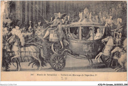 AJQP4-0408 - CAROSSE - MUSEE DE VERSAILLES - VOITURE DU MARIAGE DE NAPOLEON 1er   - Altri & Non Classificati