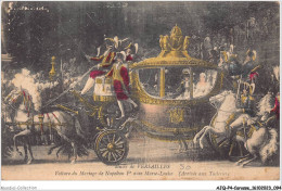 AJQP4-0407 - CAROSSE - MUSEE DE VERSAILLES - VOITURE DU MARIAGE DE NAPOLEON 1er AVEC MARIE LOUISE  - Other & Unclassified