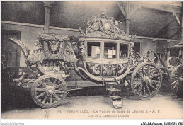 AJQP4-0401 - CAROSSE - VERSAILLES - LA VOITURE DU SACRE DE CHARLES X  - Autres & Non Classés