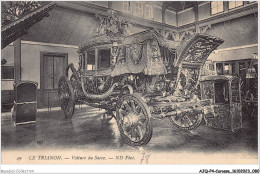 AJQP4-0400 - CAROSSE - LE TRIANON - VOITURE DU SACRE  - Other & Unclassified