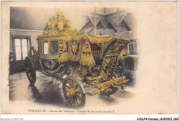 AJQP4-0390 - CAROSSE - VERSAILLES - MUSEE DES VOITURES - VOITURE DU SACRE DE CHARLLES X  - Otros & Sin Clasificación