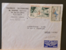 107/047B  LETTRE NOUVELLE CALEDONIE  1964 POUR LA FRANCE - Brieven En Documenten