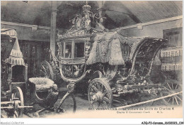 AJQP3-0338 - CAROSSE - VERSAILLES - LA VOITURE DU SACRE DE CHARLES X  - Andere & Zonder Classificatie