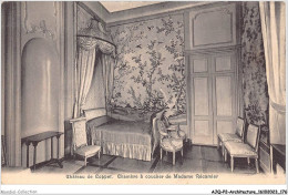 AJQP2-0229 - ARCHITECTURE - CHATEAU DE COPPET - CHAMBRE A COUCHER DE MADAME RECAMIER  - Castillos