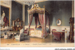 AJQP2-0209 - ARCHITECTURE - COMPIEGNE - LE CHATEAU - CHAMBRE SECOND EMPIRE  - Kastelen