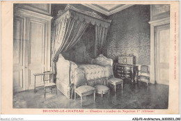 AJQP2-0187 - ARCHITECTURE - BRIENNE-LE-CHATEAU - CHAMBRE A COUCHER DE NAPOLEON 1er  - Castles