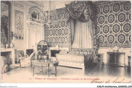 AJQP1-0108 - ARCHITECTURE - CHÂTEAU DE COMPIEGNE - CHAMBRE A COUCHER DE MARIE-ANTOINETTE  - Schlösser