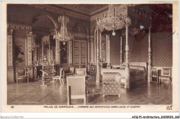 AJQP1-0081 - ARCHITECTURE - PALAIS DE COMPIEGNE - CHAMBRE DES IMPERATRICES MARIE-LOUISE ET EUGENIE  - Castillos