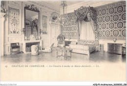 AJQP1-0079 - ARCHITECTURE - CHATEAU DE COMPIEGNE - LA CHAMBRE A COUCHER DE MARIE-ANTOINETTE  - Castles