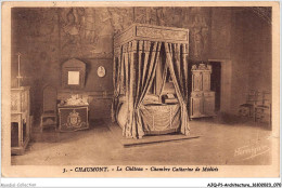AJQP1-0036 - ARCHITECTURE - CHAUMONT - LE CHÂTEAU - CHAMBRE CATHERINE DE MEDICIS   - Castelli