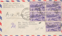 LETTRE. USA. 29 JU 1950. CHICAGO. POUR FRANCE - Brieven En Documenten