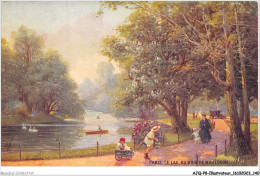 AJQP8-0805 - ILLUSTRATEUR - OILETTE - PARIS - LE LAC DU BOIS DE BOULOGNE  - Autres & Non Classés