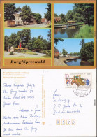 Burg (Spreewald) Borkowy (Błota) Stadtteilansichten Ansichtskarte   1987 - Burg (Spreewald)