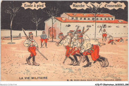 AJQP7-0672 - ILLUSTRATEUR - LA VIE MILITAIRE  - Sonstige & Ohne Zuordnung