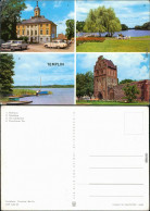 Templin 1. Rathaus, 2. Stadtsee, 3. Am Lübbesee, 4. Prenzlauer Tor 1984 - Templin