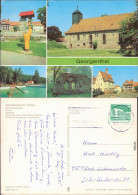 Georgenthal (Thüringen) Wanderwegweiser, Kirche, Waldbad, Ruine   1982 - Sonstige & Ohne Zuordnung