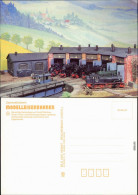 Modelleisenbahn: Heimanlage Rudolf Wüchner Gera: Lokbeandlungsanlage    1987 - Treinen