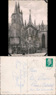 Erfurt Dom, Triangel Foto Ansichtskarte 1963 - Sonstige & Ohne Zuordnung