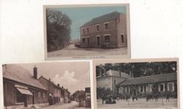 03. 3 CPA - BEAULON - école Des Garçons - Rte De Garnat - Rue De La Mairie - - Sonstige & Ohne Zuordnung