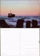 Ansichtskarte Mecklenburg Vorpommern Meer Und Fischerboot 1984 - Otros & Sin Clasificación