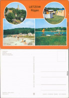 Lietzow (Rügen) Teilansicht, Zeltplatz, Strand Am Bodden, Anlegestelle 1984 - Altri & Non Classificati