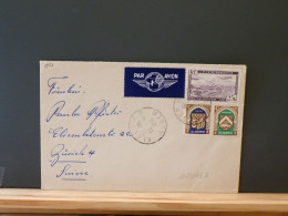 107/049B  LETTRE ALGERIE POUR LA SUISSE  1956 - Cartas & Documentos