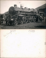 Englische Dampflokomotive 73060 Britisch Railways Foto Postcard 1932 - Trains