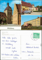 Mühlberg Elbe  Rathaus, Ernst-Thälmann-Straße  Polytechnische Oberschule   1982 - Mühlberg