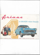 Buvard Ancien Ariane La Grande Voiture Française - Automotive