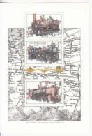 2022 Slovakia Railway Trains Locomotives JOINT ISSUE S/sheet MNH @ BELOW FV * Small Crease Bottom Left Stamps OK* - Ungebraucht