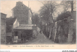 AJSP5-75-0474 - PARIS - La Butte-montmartre - La Rue Saint-vincent - Places, Squares