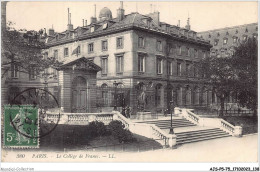 AJSP5-75-0473 - PARIS - Le Collège De France - Enseignement, Ecoles Et Universités