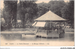 AJSP5-75-0453 - PARIS - Les Buttes-chaumont - La Musique Militaire - Parques, Jardines