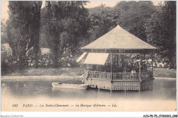 AJSP5-75-0453 - PARIS - Les Buttes-chaumont - La Musique Militaire - Parchi, Giardini