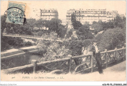 AJSP5-75-0450 - PARIS - Les Buttes-chaumont  - The River Seine And Its Banks