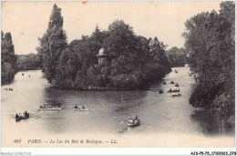 AJSP5-75-0443 - PARIS - Le Lac Du Bois De Boulogne - De Seine En Haar Oevers