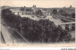 AJSP5-75-0421 - PARIS - Vue Vers La Pointe Du Vert Galant - Die Seine Und Ihre Ufer